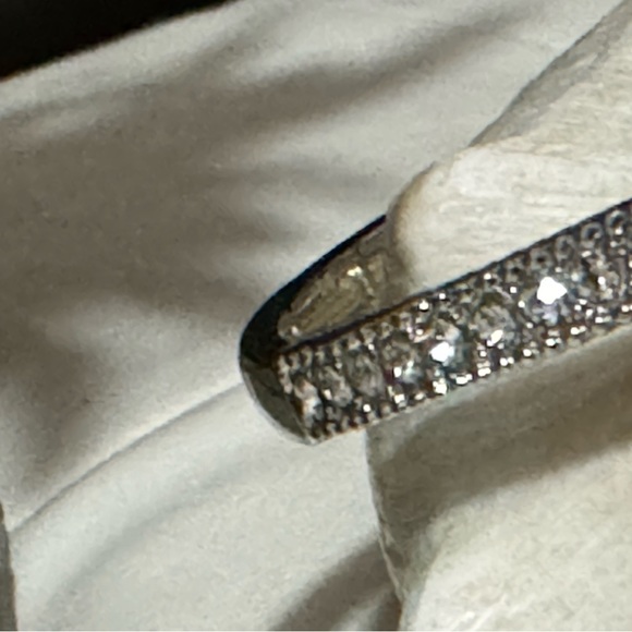 Crystal Encrusted Bangle-Silver Toned - Picture 4 of 15